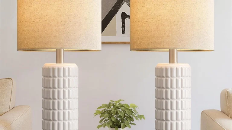 Seealle 23″ Modern Ceramic Review: Stylish Lamp Set