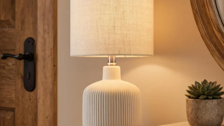 Ceramic Table Lamp Review: Warm Style for Small Spaces