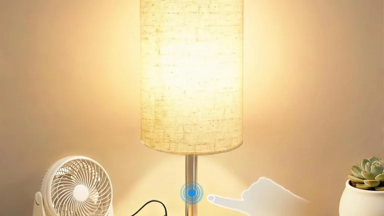 Table Lamp for Bedroom Review: Touch Light With Charging