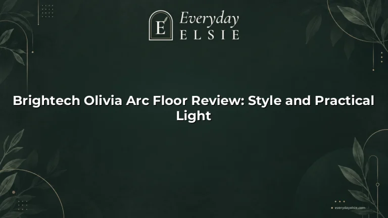 Brightech Olivia Arc Floor Review: Style and Practical Light