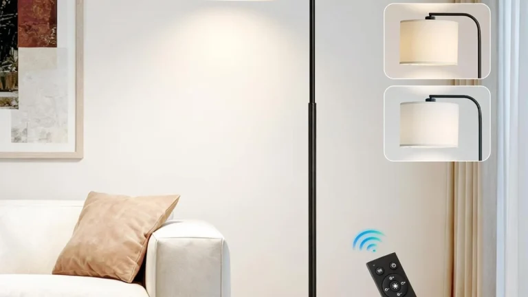 Arc Floor Lamp Review: Remote, Dimmable, Adjustable