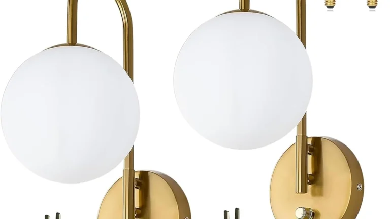 Dimmable E12 Wall Sconces Review | HOMECHOOSE Set
