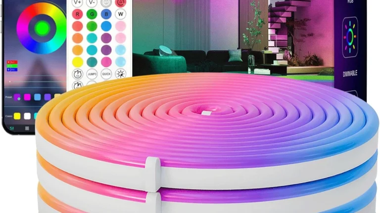 SILFU Neon Rope Lights Review: 50FT RGB Strip