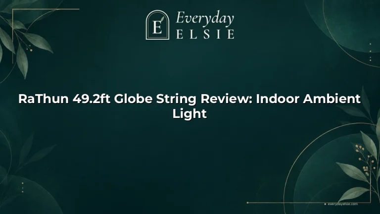 RaThun 49.2ft Globe String Review: Indoor Ambient Light