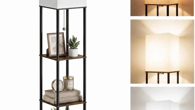 Floor Lamp with Shelves Review: Smart Space-Saving Light