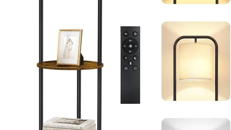 Floor Lamp with Shelves Review: Smart Space-Saving Light