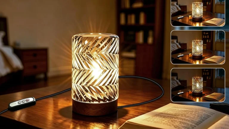 Glass Night Light Dimmable Review: Soft Style, Easy Use