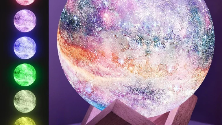Mind-Glowing Galaxy Moon Lamp Review: 16 Colors
