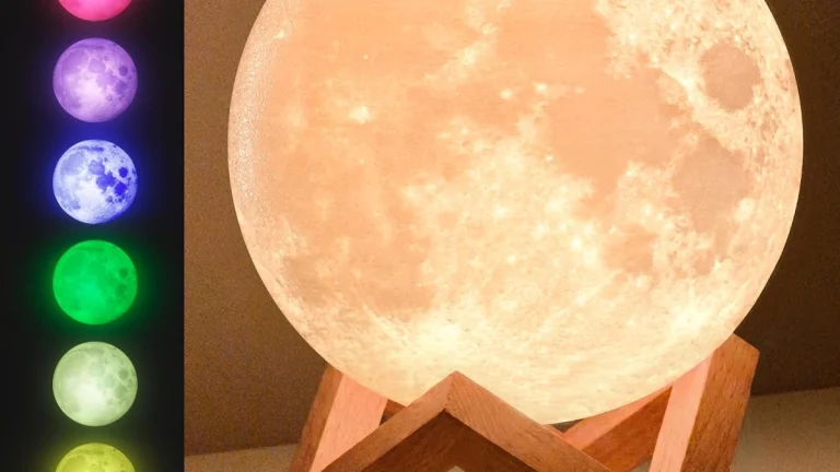 Mind-Glowing 3D Moon Lamp Review: Cozy, Colorful Glow