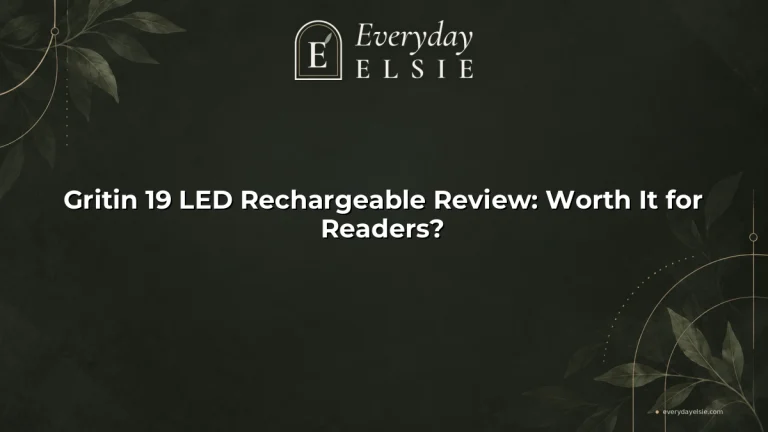 Gritin 19 LED Rechargeable Review: Worth It for Readers?