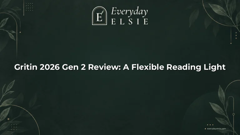 Gritin 2026 Gen 2 Review: A Flexible Reading Light