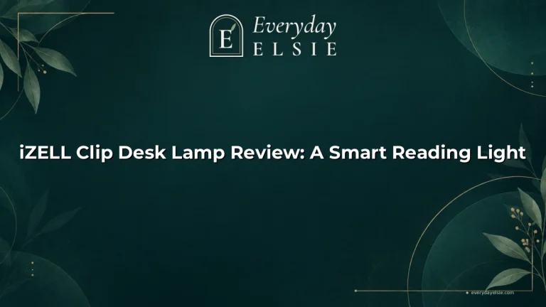 iZELL Clip Desk Lamp Review: A Smart Reading Light