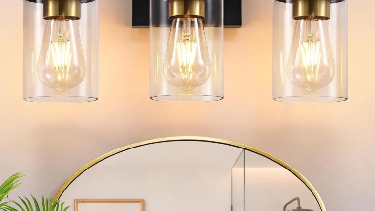 3-Light 4mm Glass Black Bathroom Light Review
