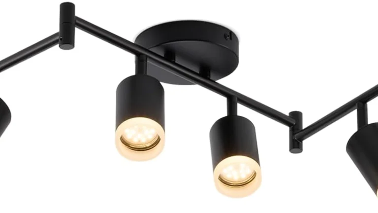 Bojim 6 Light Black Review: Adjustable Track Lighting