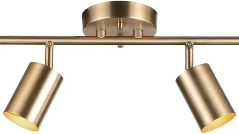 Globe Electric Pratt 4-Light Review: Brass Track Light