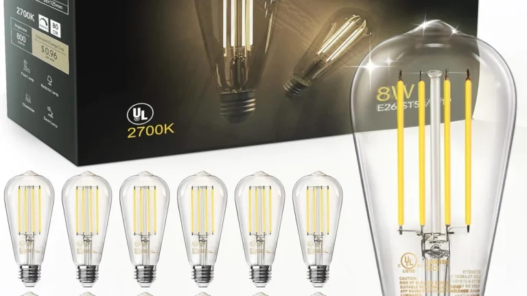TJOY 12 Pack Edison Review: Warm Dimmable LED Bulbs