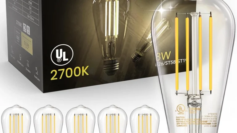 TJOY LED Edison Light Review: Warm, Dimmable, Vintage