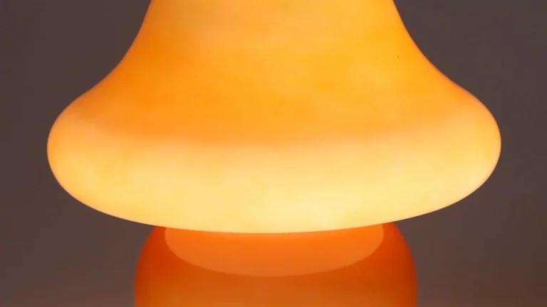 HEQET Mushroom Lamp Orange Review: Cute Cozy Accent