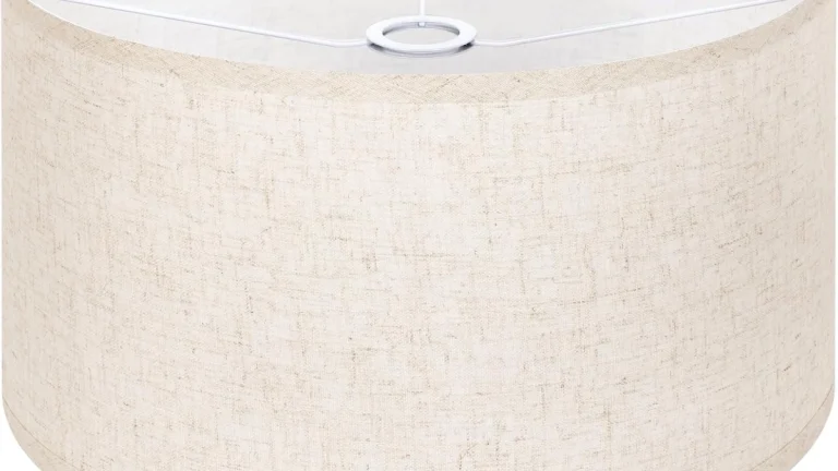 OUTON Beige Large Drum Review: Easy Linen Shade