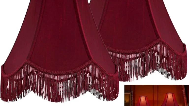 GO&SO Lamp Shades Set Review: Fringe Victorian Style