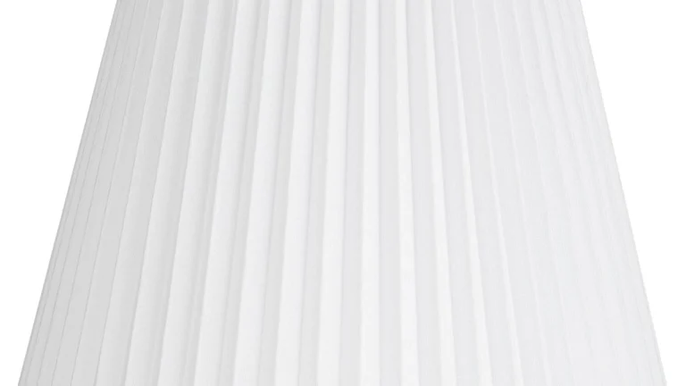 Edie Large White Linen Review: Classic Knife-Pleat Shade