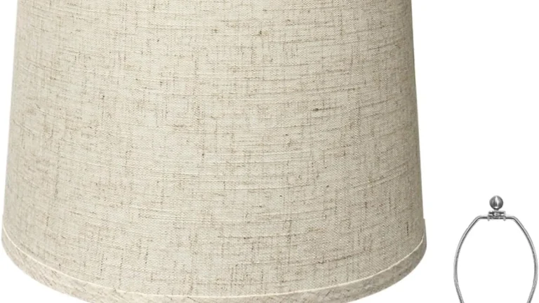 Lamp Shade Review: Beige Linen Drum for Easy Style